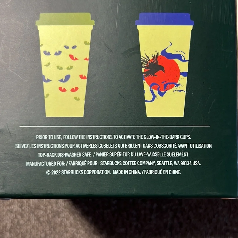Starbucks 2022 Halloween reusable cups. NIB Spooky Fall trick treat Summerween